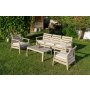 HANAH HOME Set baštenskog nameštaja Solemare 185 Desert Beige - slika 2