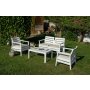 HANAH HOME Set baštenskog nameštaja Solemare White - slika 1