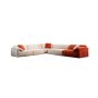 Atelier del Sofa Ugaona sofa Flamingo Corner 2 Krem Orange - slika 3
