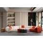 Atelier del Sofa Ugaona sofa Flamingo Corner 2 Krem Orange - slika 1