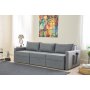 Atelier del Sofa Ugaona sofa-krevet Saros Grey - slika 3