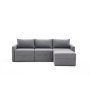 Atelier del Sofa Ugaona sofa-krevet Saros Grey - slika 4