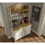 HANAH HOME Višenamenska vitrina za kafe Krem Hrast Bela FRN 21027 1 - slika 4