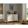 HANAH HOME Visenamenska komoda za kafe Krem Hrast Siva boja FRN 21034 - slika 5