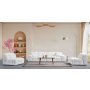 Atelier del Sofa Sofa sa 3 sedišta Pescara Lounge (L2 2R) White - slika 3