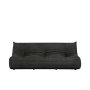 Atelier del Sofa Sofa sa 3 sedišta Bocek Dark Grey - slika 5