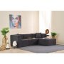 Atelier del Sofa Ugaona sofa Raks Anthracite - slika 3