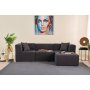Atelier del Sofa Ugaona sofa Raks Anthracite - slika 1