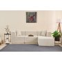 Atelier del Sofa Ugaona sofa Raks Cream - slika 1