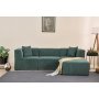 Atelier del Sofa Ugaona sofa Raks Green - slika 1