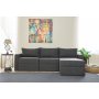 Atelier del Sofa Ugaona sofa-krevet Saros Anthracite - slika 2
