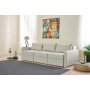 Atelier del Sofa Ugaona sofa-krevet Saros Cream - slika 3