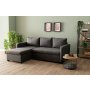 Atelier del Sofa Ugaona sofa-krevet Kado Dark Grey - slika 2