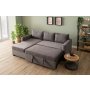 Atelier del Sofa Ugaona sofa-krevet Kado Grey - slika 5