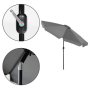Bolzz Veliki 3m suncobran sa nagibom Dark grey - slika 2