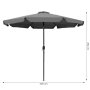 Bolzz Veliki 3m suncobran sa nagibom Dark grey - slika 3