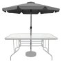 Bolzz Veliki 3m suncobran sa nagibom Dark grey - slika 4
