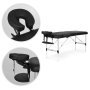ModernHome Aluminijumski masažni i rehabilitacioni sto, 2-sekcioni, sklopivi u kofer + torba - slika 2