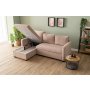 Atelier del Sofa Ugaona sofa-krevet Kado Mink - slika 4