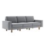 Atelier del Sofa Sofa sa 3 sedišta Sparrow Extra 3 Fog Grey Walnut - slika 1