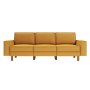 Atelier del Sofa Sofa sa 3 sedišta Sparrow Extra 3 Mustard Walnut - slika 2