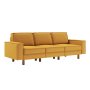 Atelier del Sofa Sofa sa 3 sedišta Sparrow Extra 3 Mustard Walnut - slika 1