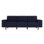 Atelier del Sofa Sofa sa 3 sedišta Sparrow Extra 3 Night Blue Walnut - slika 2