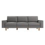 Atelier del Sofa Sofa sa 3 sedišta Sparrow Extra 3 Obsidian Walnut - slika 2