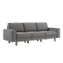 Atelier del Sofa Sofa sa 3 sedišta Sparrow Extra 3 Obsidian Walnut - slika 1
