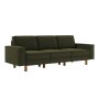 Atelier del Sofa Sofa sa 3 sedišta Sparrow Extra 3 Oil Green Walnut - slika 1