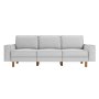 Atelier del Sofa Sofa sa 3 sedišta Sparrow Extra 3 Pebble Walnut - slika 2