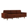 Atelier del Sofa Sofa sa 3 sedišta Sparrow Extra 3 Tile Red Walnut - slika 1