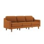 Atelier del Sofa Sofa sa 3 sedišta Robin Extra 3 Caramel Walnut - slika 1