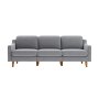 Atelier del Sofa Sofa sa 3 sedišta Robin Extra 3 Fog Grey Walnut - slika 2
