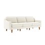 Atelier del Sofa Sofa sa 3 sedišta Robin Extra 3 Milk Froth Walnut - slika 1