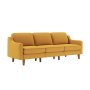 Atelier del Sofa Sofa sa 3 sedišta Robin Extra 3 Mustard Walnut - slika 1