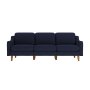 Atelier del Sofa Sofa sa 3 sedišta Robin Extra 3 Night Blue Walnut - slika 2