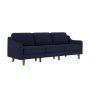 Atelier del Sofa Sofa sa 3 sedišta Robin Extra 3 Night Blue Walnut - slika 1
