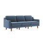 Atelier del Sofa Sofa sa 3 sedišta Robin Extra 3 Ocean Blue Walnut - slika 1