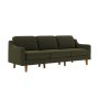 Atelier del Sofa Sofa sa 3 sedišta Robin Extra 3 Oil Green Walnut - slika 1
