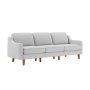 Atelier del Sofa Sofa sa 3 sedišta Robin Extra 3 Pebble Walnut - slika 1
