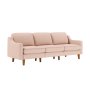 Atelier del Sofa Sofa sa 3 sedišta Robin Extra 3 Salmon Walnut - slika 3