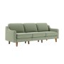 Atelier del Sofa Sofa sa 3 sedišta Robin Extra 3 Sea Green Walnut - slika 1