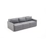 Atelier del Sofa Sofa za 3 sedišta Saros Grey - slika 5