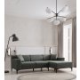 Atelier del Sofa Ugaona sofa New Petra R Corner Green - slika 1