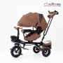 Playtime 420 Lux Tricikl sa tendom braon - slika 2