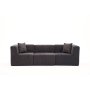 Atelier del Sofa Sofa sa 3 sedišta Raks Anthracite - slika 5