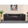 Atelier del Sofa Sofa sa 3 sedišta Raks Anthracite - slika 1