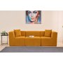 Atelier del Sofa Sofa sa 3 sedišta Raks Orange - slika 1