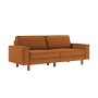Atelier del Sofa Sofa sa 3 sedišta Sparrow 3 Caramel Walnut - slika 1